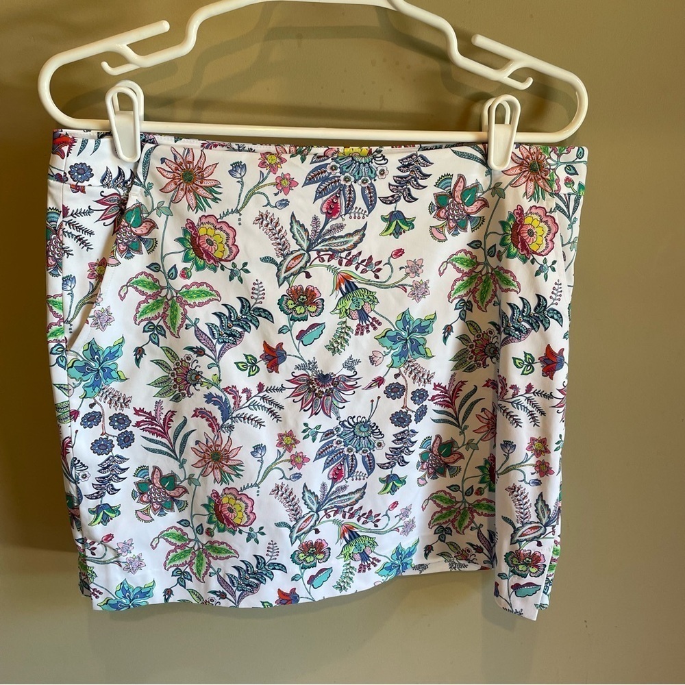 Polo Golf Ralph Lauren Skirt Skort Womens 8 Golf Preppy Floral Activewear